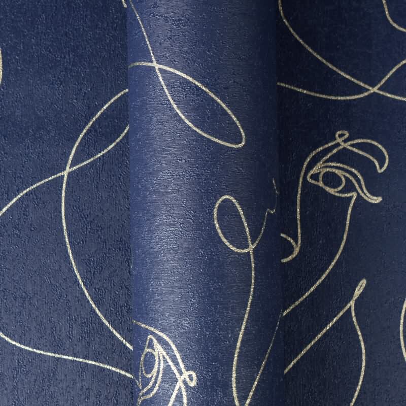 Blau Menschen-Design Vliestapete - Pintwalls III Kollektion (KG-176966)