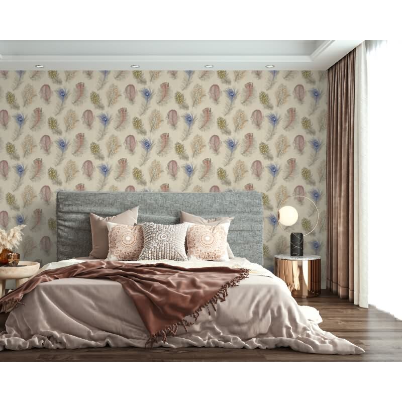 Beige Leder & Fell / Animal Print-Design Vliestapete - Pintwalls III Kollektion (KG-176975)