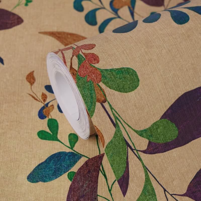 Braun Blätter & Zweige-Design Vliestapete - Pintwalls III Kollektion (KG-176976)