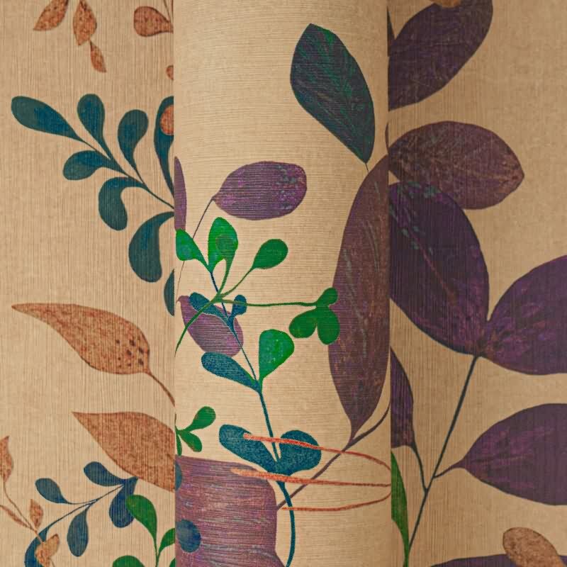 Braun Blätter & Zweige-Design Vliestapete - Pintwalls III Kollektion (KG-176976)