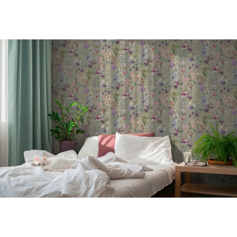 Vliestapete Grün Blumen / Floral - Pintwalls III Edition von AS-Creation (KG-176981)