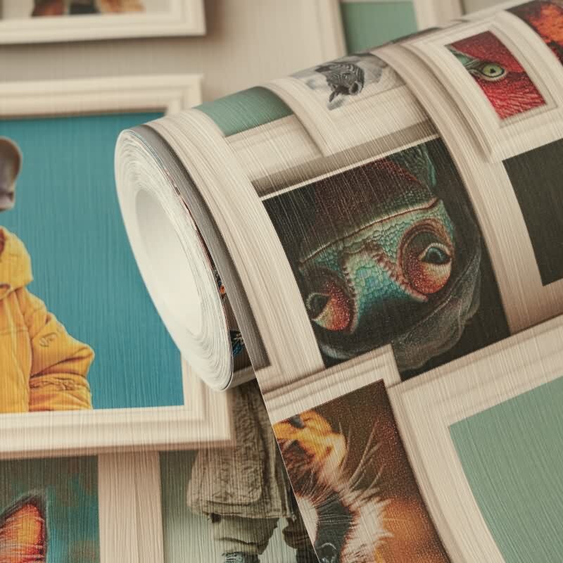 Elegante Vliestapete Beige-3D & optische Täuschung - Exklusiv Pintwalls III (KG-176982)