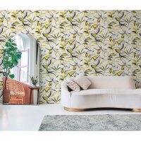 Hochwertige Vliestapete Bl&auml;tter &amp; Zweige...