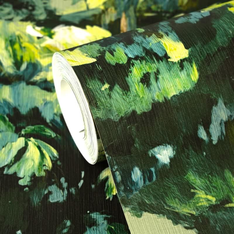 Grün Blumen / Floral-Design Vliestapete - Pintwalls III Kollektion (KG-176985)