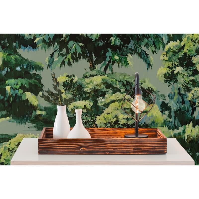 Grün Blumen / Floral-Design Vliestapete - Pintwalls III Kollektion (KG-176985)