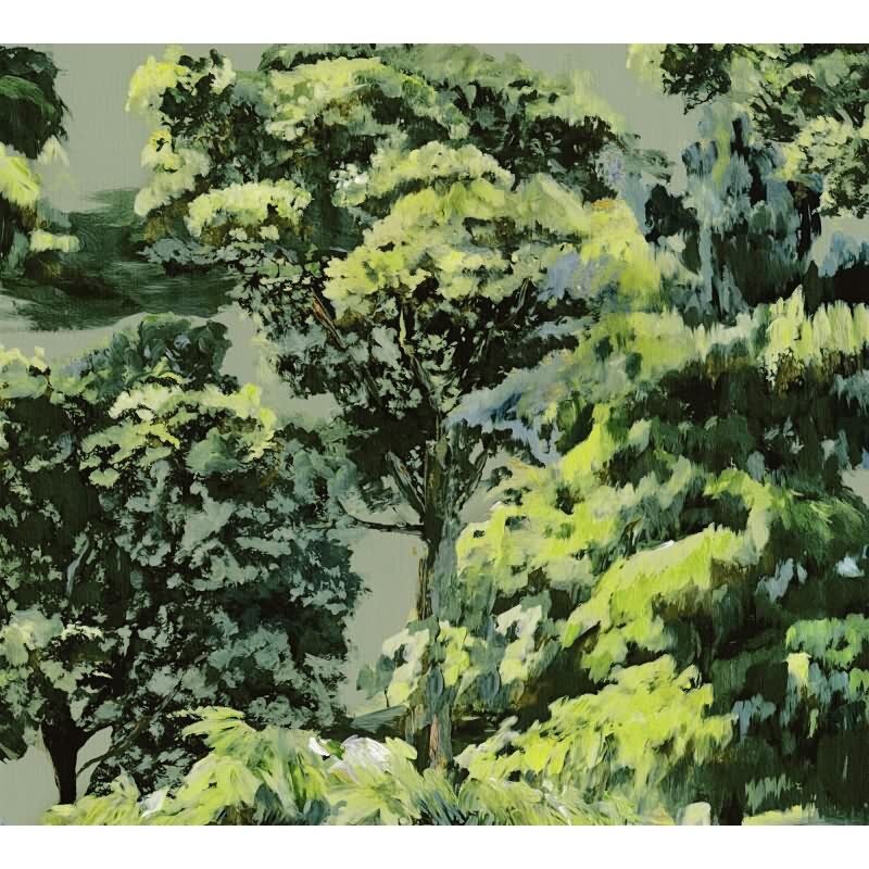 Grün Blumen / Floral-Design Vliestapete - Pintwalls III Kollektion (KG-176985)