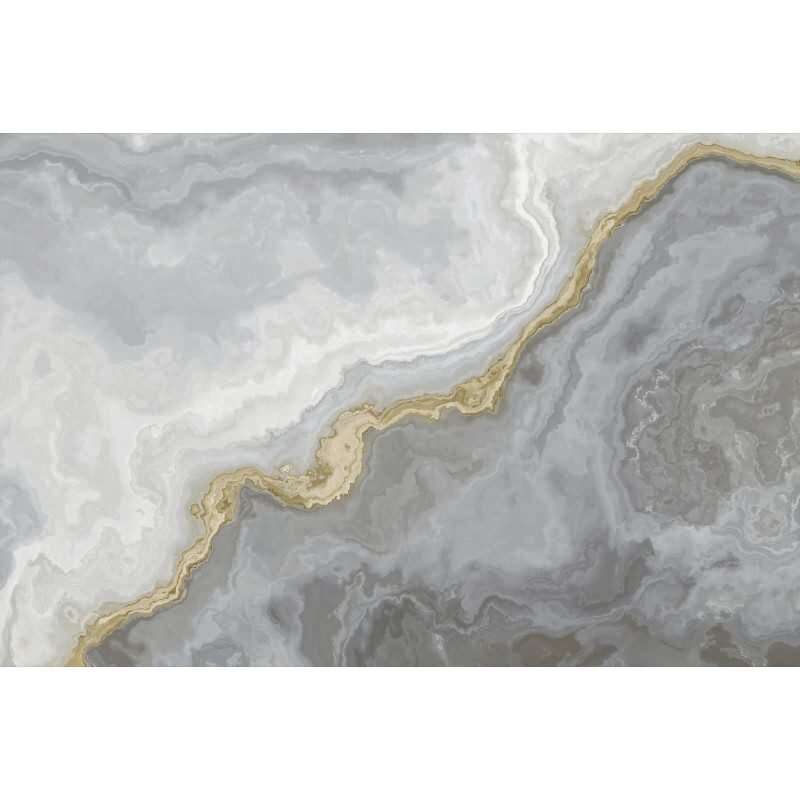 Marmor-Muster Vliestapete im Gold-Ton - WALL LOVE Serie (KG-176990)