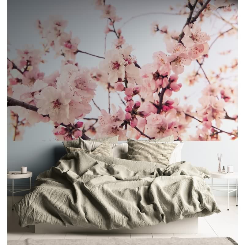 Braun Asiatisch-Design Vliestapete - WALL LOVE Kollektion (KG-176993)