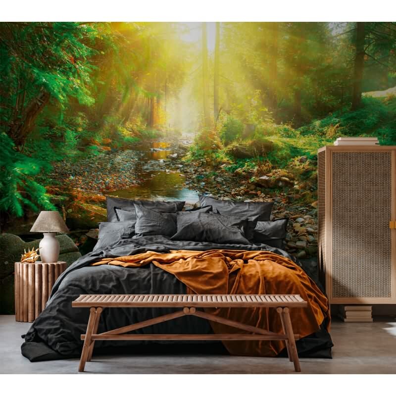 Vliestapete Braun Bäume & Wald - WALL LOVE Edition von AS-Creation (KG-176996)