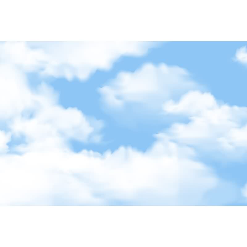 AS-Creations WALL LOVE: Vliestapete mit Himmel & Wolken-Design in Blau (KG-177012)