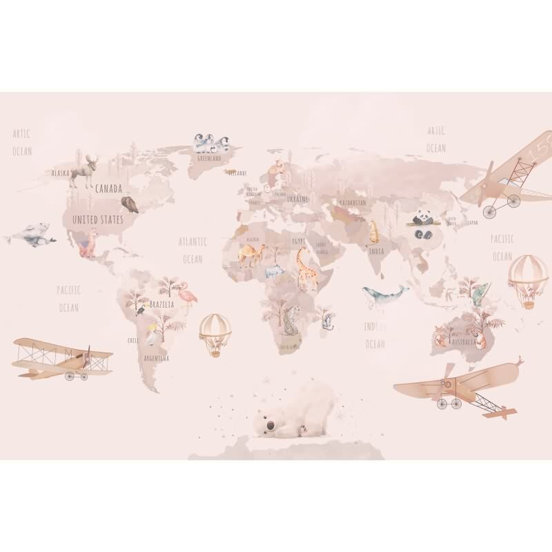 Beige Grafik & Geometrie-Design Vliestapete - WALL LOVE Kollektion (KG-177014)