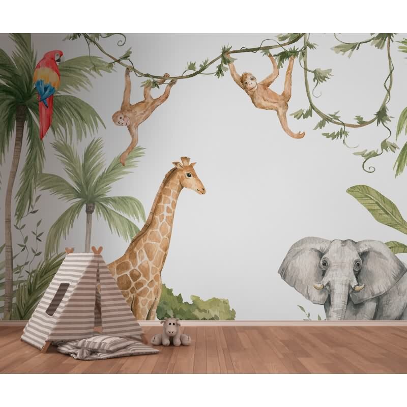 Edle Vliestapete mit Grafik & Geometrie in Beige & Braun (WALL LOVE) (KG-177019)