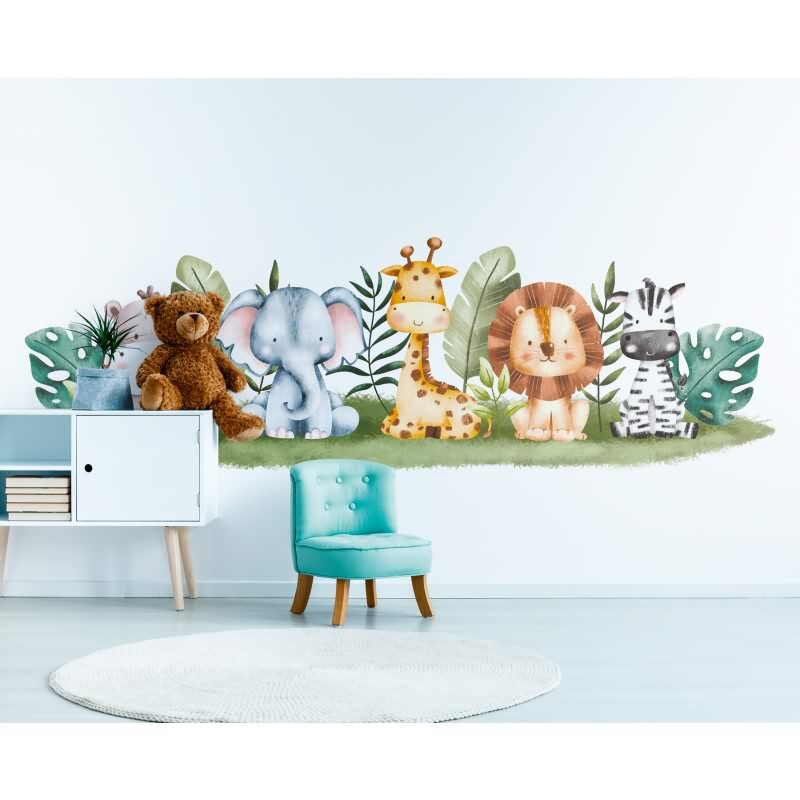 Edle Vliestapete mit Grafik & Geometrie in Bunt (WALL LOVE) (KG-177024)