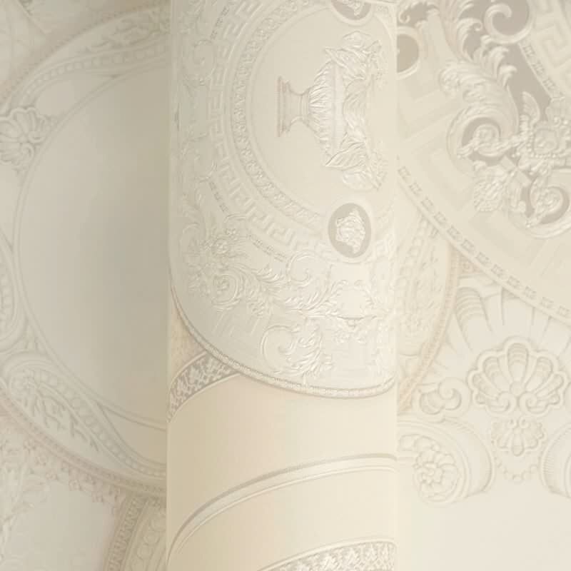 Elegante Vliestapete Beige-Art Déco - Exklusiv Versace 6 (KG-177036)