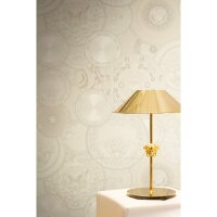 Elegante Vliestapete Beige-Art D&eacute;co - Exklusiv...