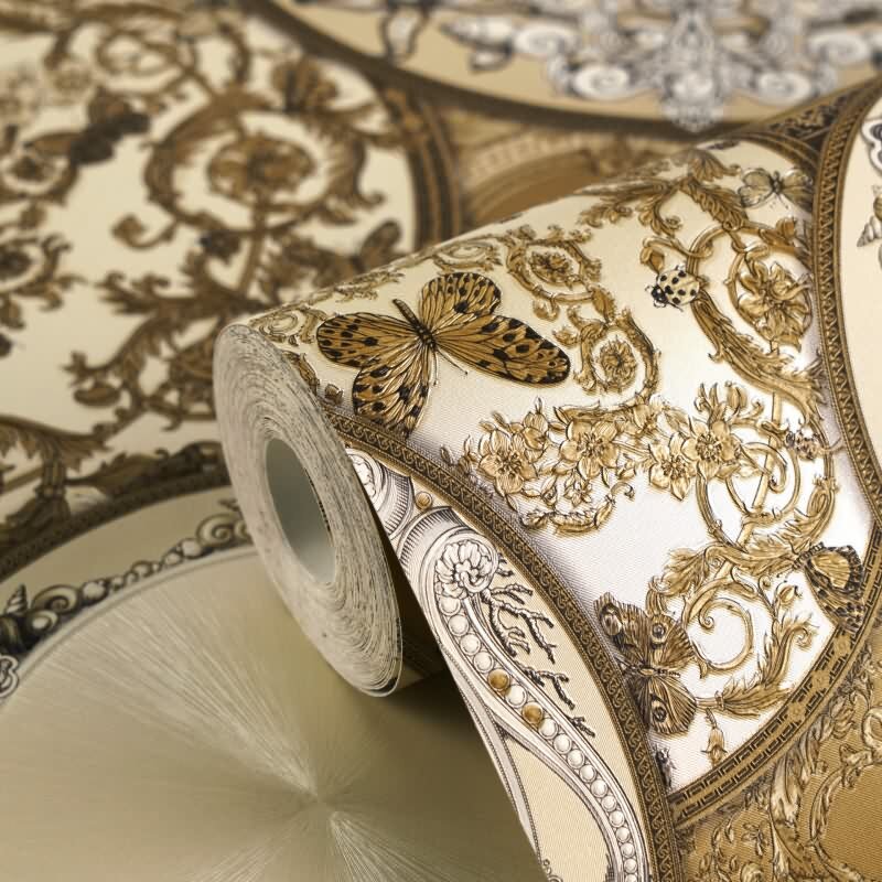 Elegante Vliestapete Gold-Art Déco - Exklusiv Versace 6 (KG-177038)