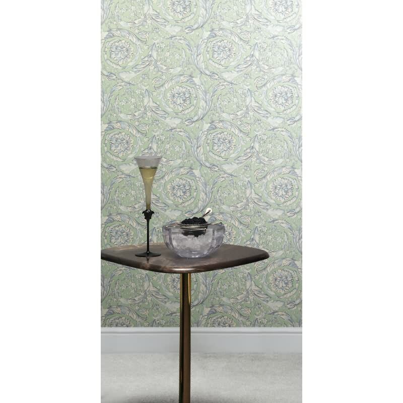 Art Déco Vliestapete in Grün & Weiß - Versace 6 von AS-Creation (KG-177040)