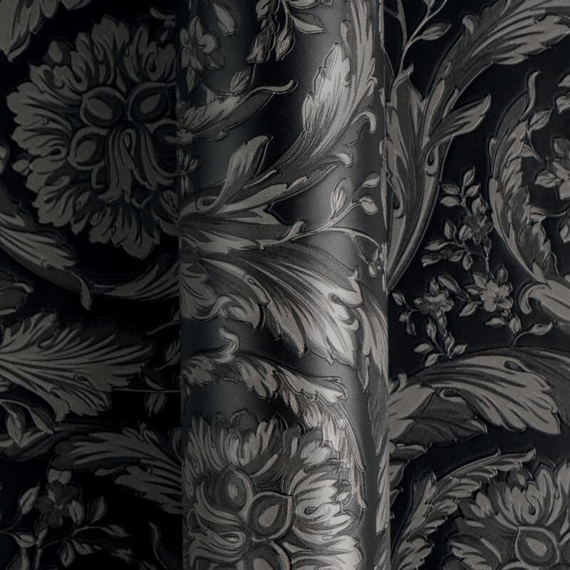 Vliestapete Grau Art Déco - Versace 6 Edition von AS-Creation (KG-177041)
