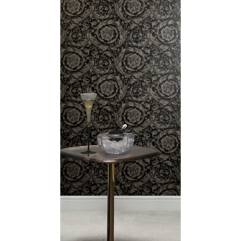 Vliestapete Grau Art Déco - Versace 6 Edition von AS-Creation (KG-177041)