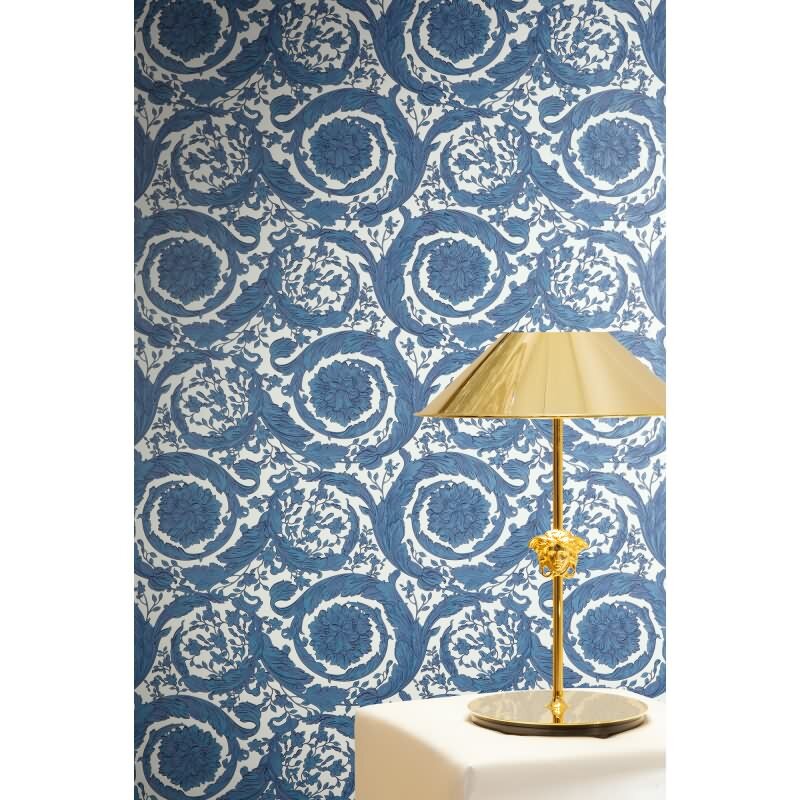 Vliestapete Blau Art Déco - Versace 6 Edition von AS-Creation (KG-177043)