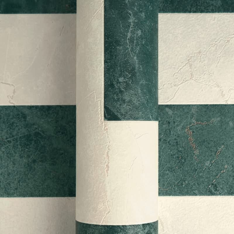 Premium Vliestapete Marmor Grün mit Grau - Versace 6 (KG-177046)