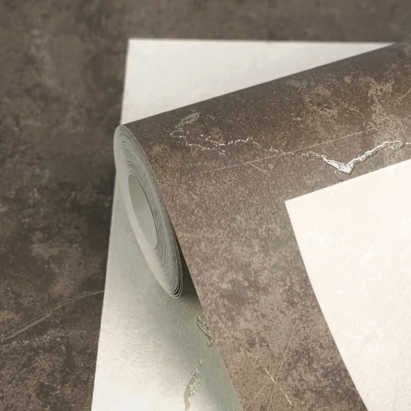 Stilvolle Marmor-Tapete Braun mit Beige aus Versace 6 (KG-177047)