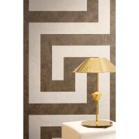 Stilvolle Marmor-Tapete Braun mit Beige aus Versace 6...
