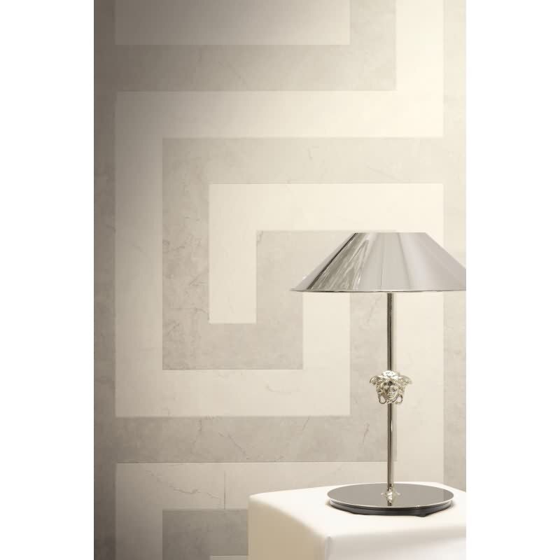 Edle Vliestapete mit Marmor in Grau (Versace 6) (KG-177048)