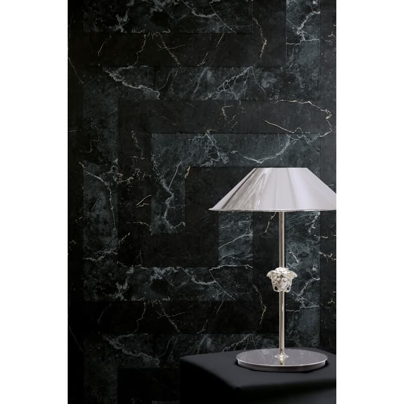 Vliestapete Grau Marmor - Versace 6 Edition von AS-Creation (KG-177050)