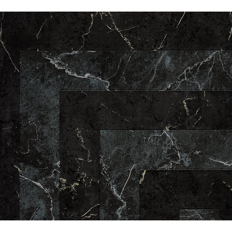 Vliestapete Grau Marmor - Versace 6 Edition von AS-Creation (KG-177050)