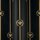 Premium Vliestapete Art Déco Schwarz mit Gold - Versace 6 (KG-177055)