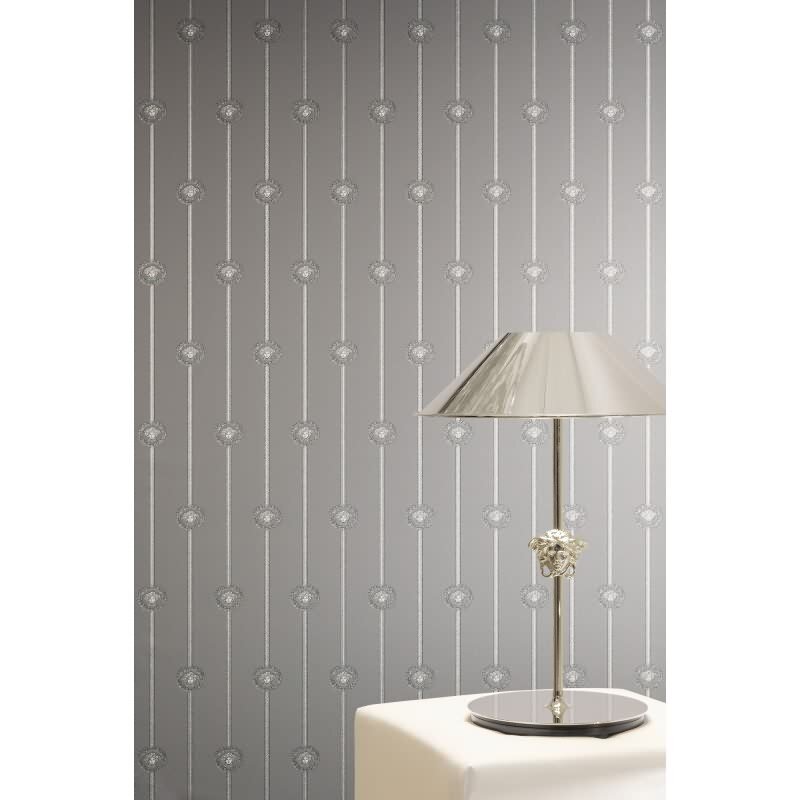 Art Déco Vliestapete in Grau & Grau - Versace 6 von AS-Creation (KG-177058)