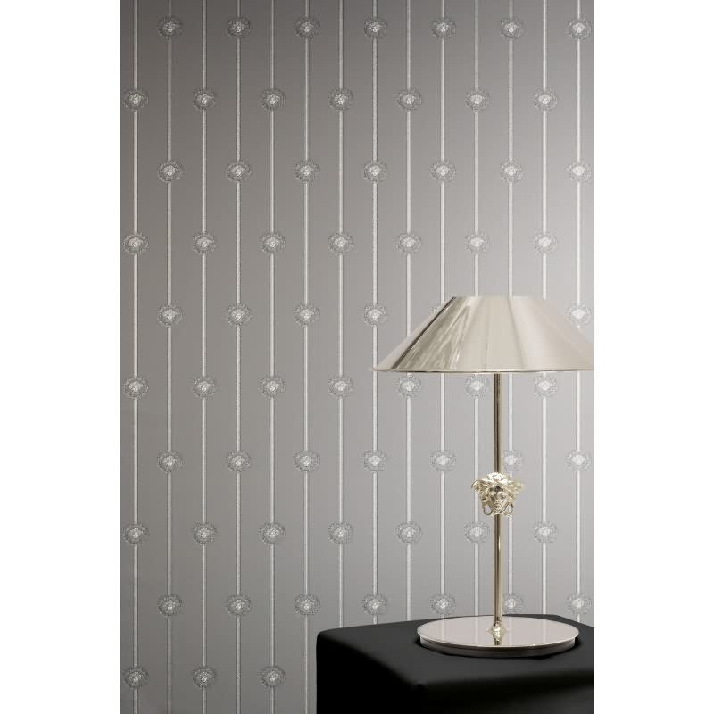 Art Déco Vliestapete in Grau & Grau - Versace 6 von AS-Creation (KG-177058)