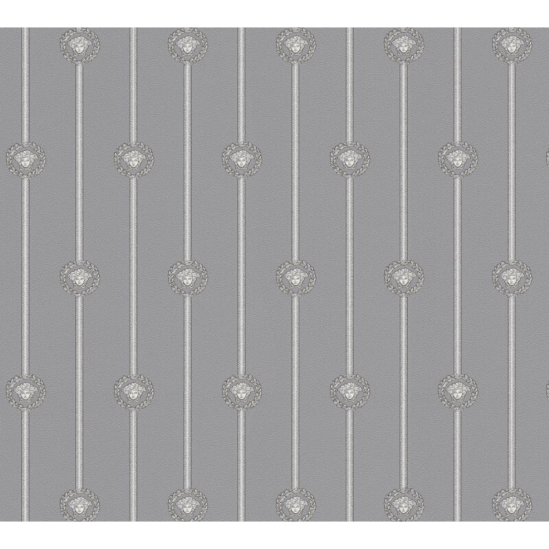 Art Déco Vliestapete in Grau & Grau - Versace 6 von AS-Creation (KG-177058)
