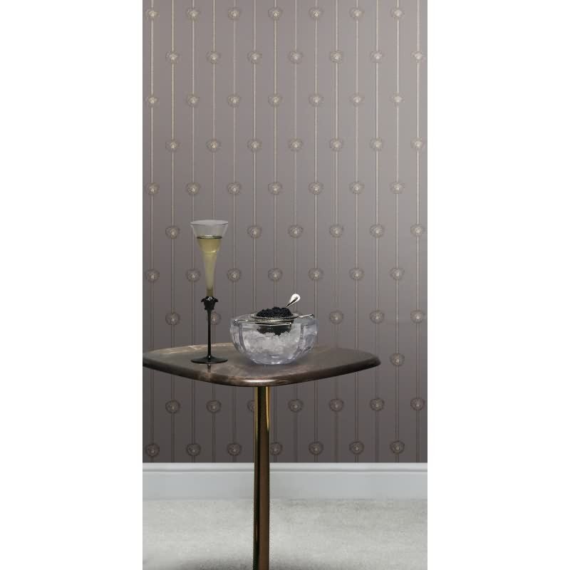 Elegante Vliestapete Grau-Art Déco - Exklusiv Versace 6 (KG-177059)