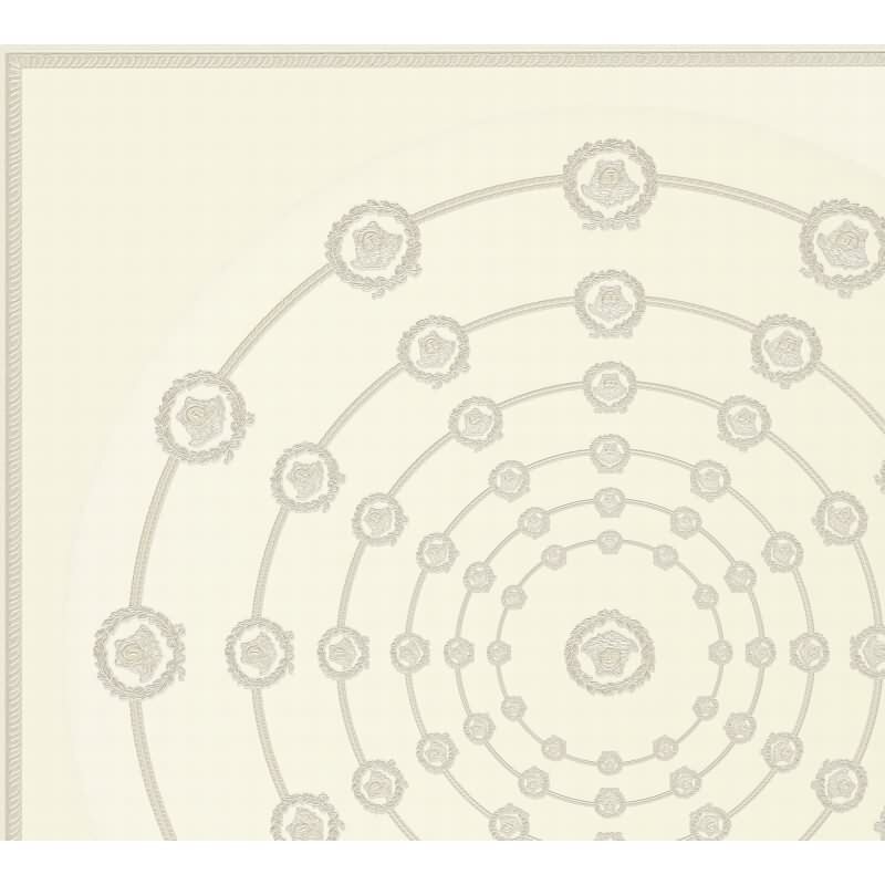 Grau Art Déco-Design Vliestapete - Versace 6 Kollektion (KG-177062)