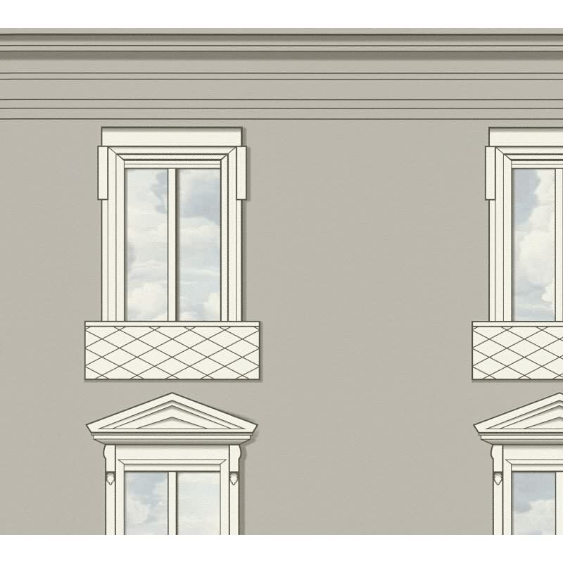 Vliestapete Grau Muster - Versace 6 Edition von AS-Creation (KG-177067)