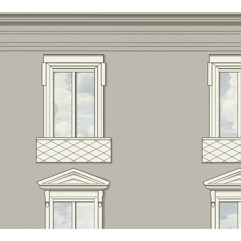 Vliestapete Grau Muster - Versace 6 Edition von AS-Creation (KG-177067)