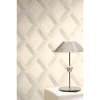 Premium Vliestapete Marmor Grau mit Wei&szlig; - Versace...