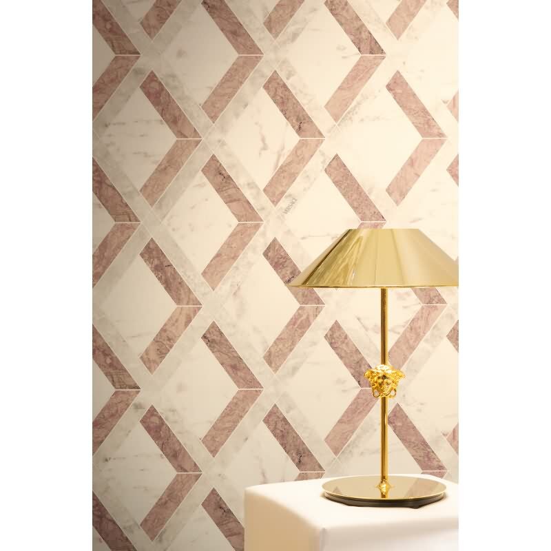 AS-Creations Versace 6: Vliestapete mit Marmor-Design in Beige (KG-177074)