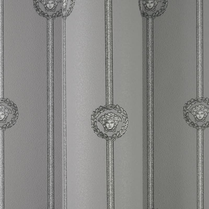 Art Déco Vliestapete in Grau & Grau - Versace 6 von AS-Creation (KG-177075)