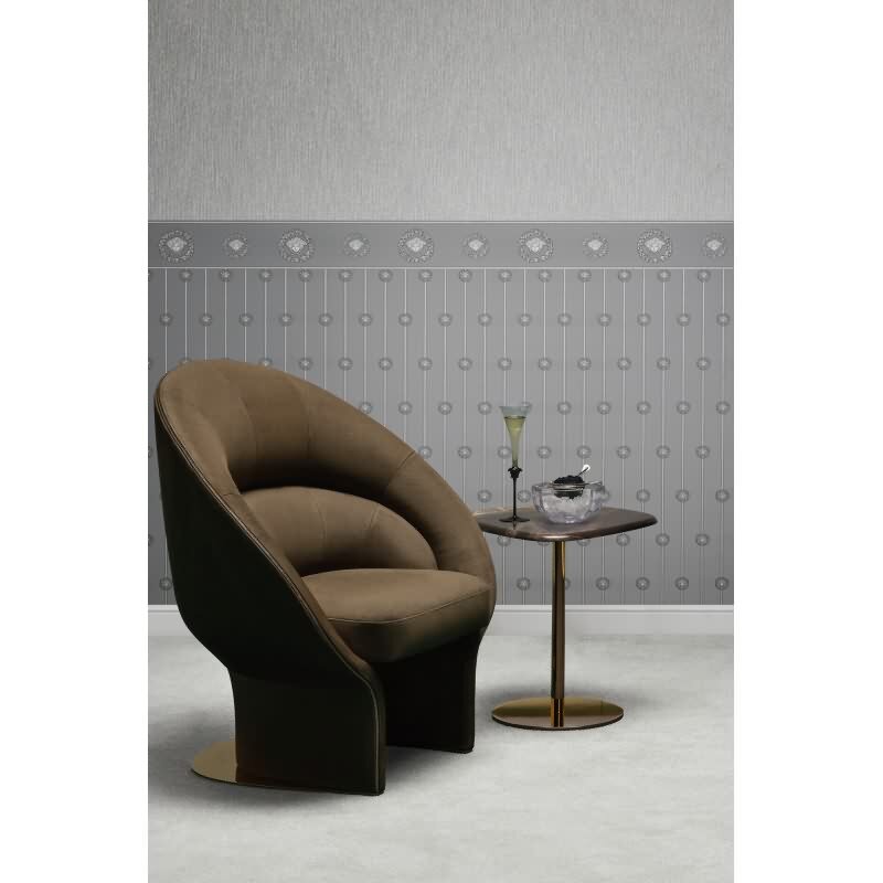 Art Déco Vliestapete in Grau & Grau - Versace 6 von AS-Creation (KG-177075)