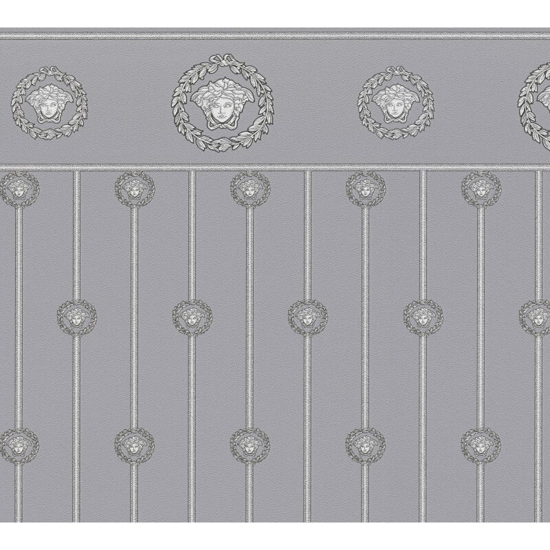 Art Déco Vliestapete in Grau & Grau - Versace 6 von AS-Creation (KG-177075)