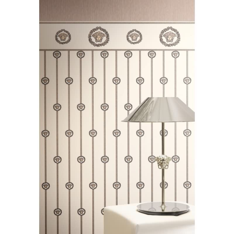 Vliestapete Weiß Art Déco - Versace 6 Edition von AS-Creation (KG-177077)