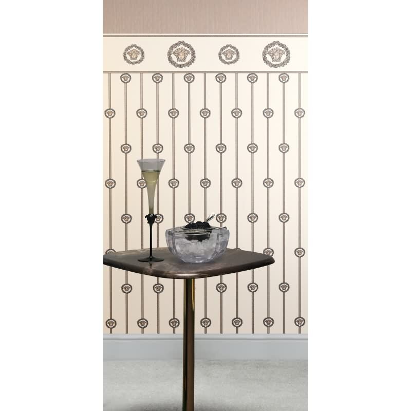 Vliestapete Weiß Art Déco - Versace 6 Edition von AS-Creation (KG-177077)