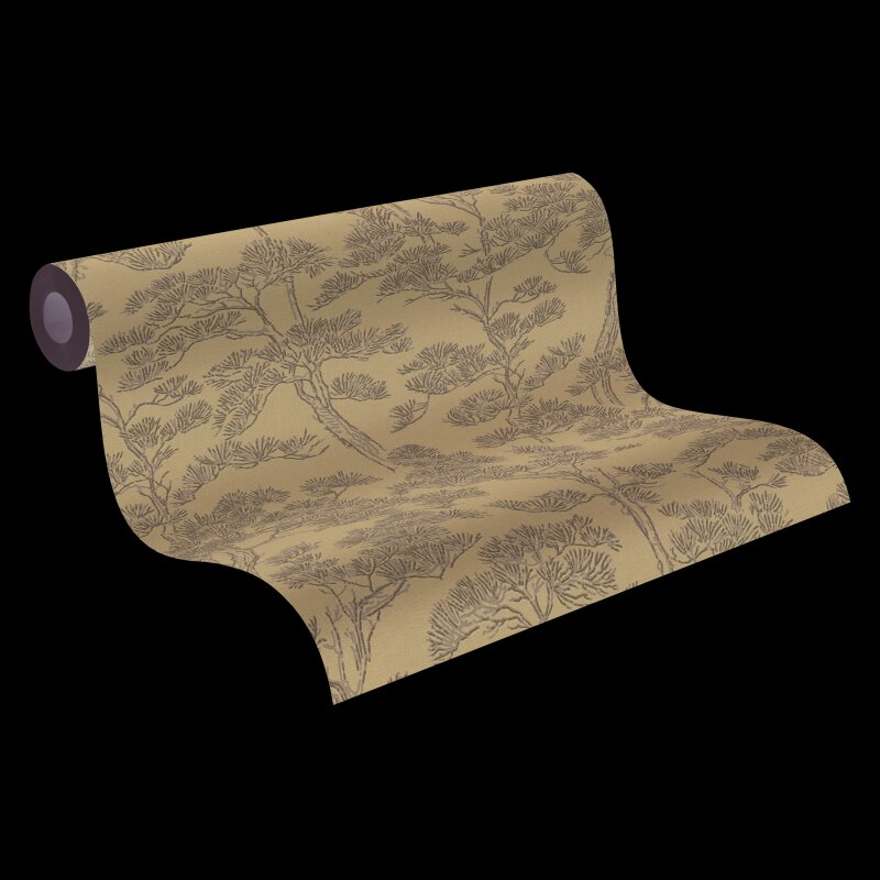 livingwallss Vibes & Styles: Vliestapete mit Botanical & Dschungel-Design in Blau (KG-177078)