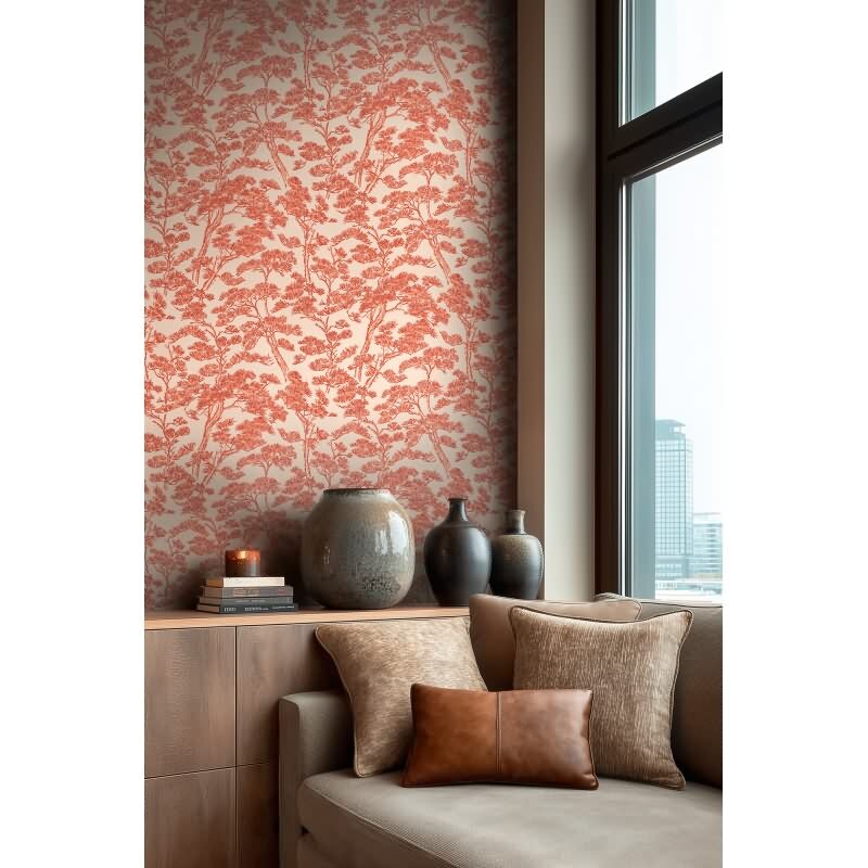 Vliestapete Beige Botanical & Dschungel - Vibes & Styles Edition von livingwalls (KG-177081)