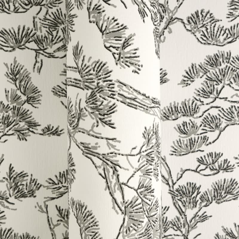 Weiß Botanical & Dschungel-Design Vliestapete - Vibes & Styles Kollektion (KG-177082)