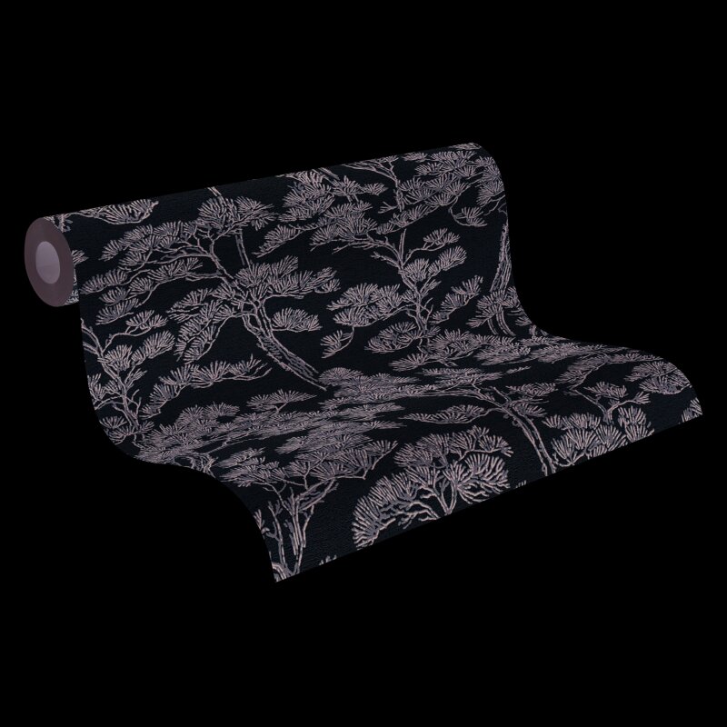 Weiß Botanical & Dschungel-Design Vliestapete - Vibes & Styles Kollektion (KG-177082)