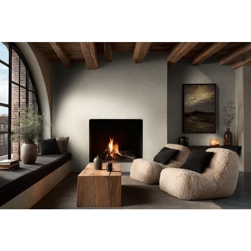 Hochwertige Vliestapete Botanical & Dschungel Beige - Vibes & Styles (KG-177083)